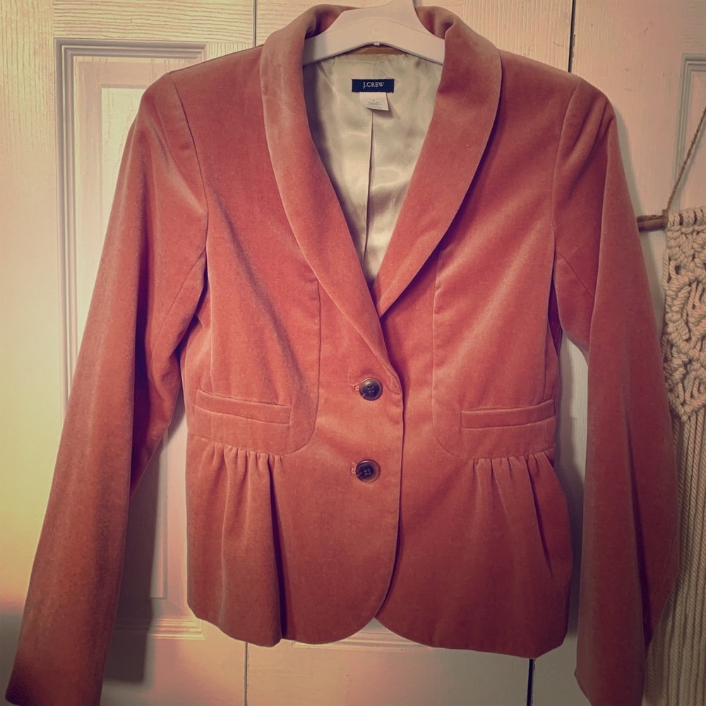 J.Crew Velvet Blazer